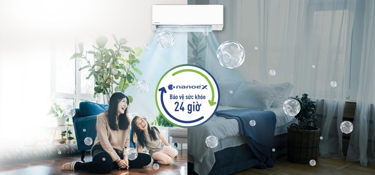Điều hòa Panasonic 18000BTU RU18CKH-8BD inverter gió 3D